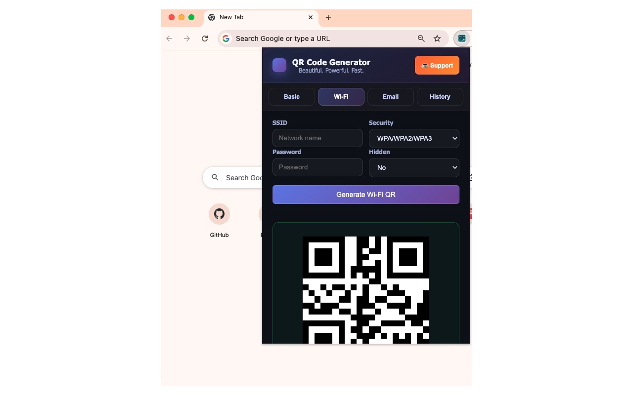 Wi‑Fi QR